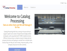 Tablet Screenshot of catalogprocessing.com